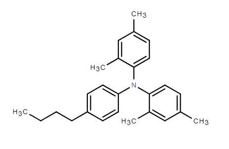 Benzenamine, N-(4-butylphenyl)-N-(2,4-dimethylphenyl)-2,4-dimethyl-,Benzenamine, N-(4-butylphenyl)-N-(2,4-dimethylphenyl)-2,4-dimethyl-