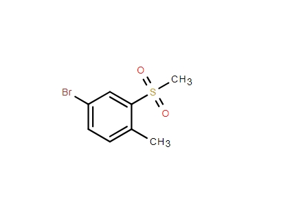 4-溴- 1 -甲基- 2 -(甲磺?；?苯,4-BROMO-1-METHYL-2-(METHYLSULFONYL)BENZENE