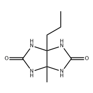 3a-甲基-6a-正丙基甘脲,Imidazo[4,5-d]imidazole-2,5(1H,3H)-dione, tetrahydro-3a-methyl-6a-propyl-