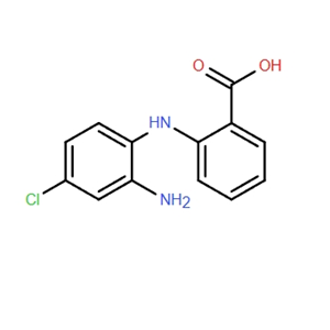 2-[(2-氨基-4-氯苯基)氨基]苯甲酸,N-(2-AMINO-4-CHLOROPHENYL)ANTHRANILIC ACID