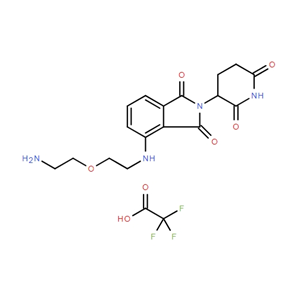 1H-Isoindole-1,3(2H)-dione, 4-[[2-(2-aminoethoxy)ethyl]amino]-2-(2,6-dioxo-3-piperidinyl)-, 2,2,2-tr