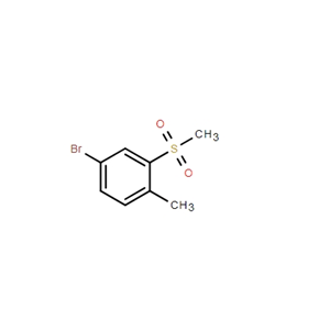 4-溴- 1 -甲基- 2 -(甲磺酰基)苯,4-BROMO-1-METHYL-2-(METHYLSULFONYL)BENZENE