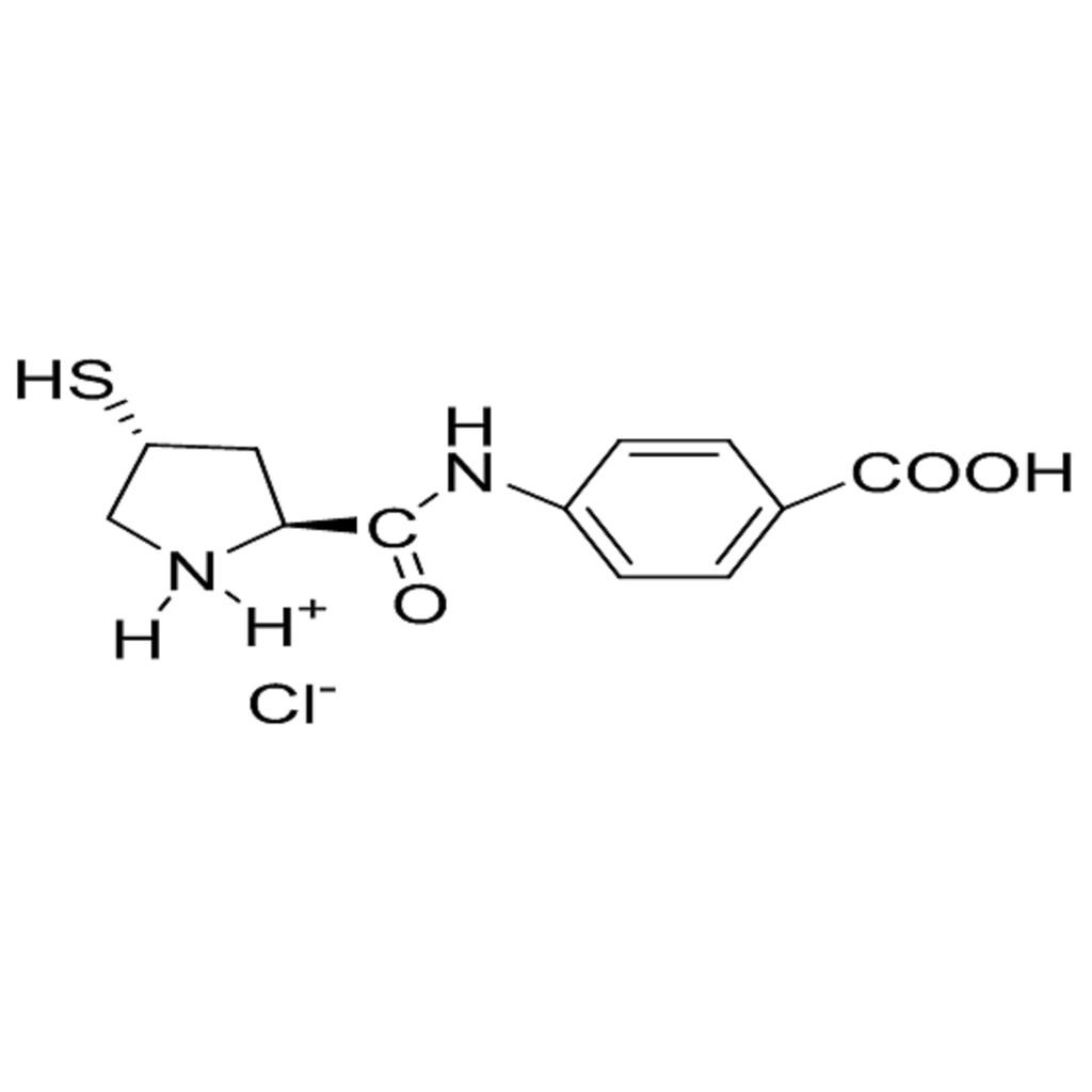 ?3-[(2S,4S)-4-巰基吡咯烷-2-羰酰胺基]苯甲酸鹽酸鹽,3-[(2S,4S)-4-Mercaptopyrrolidine-2-carboxamido]benzoic acid hydrochloride