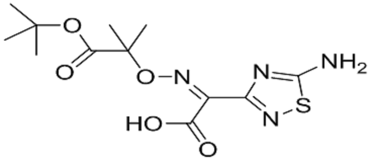 (Z)-2-[[1-(叔丁氧基羰基)-1-甲基乙氧基]亞氨基]-2-(5-氨基-[124]噻二唑-3-基)-乙酸,1,2,4-Thiadiazole-3-acetic acid, 5-amino-a-[[2-(1,1-dimethylethoxy)-1,1-dimethyl-2-oxoethoxy]imino]-, (Z)-