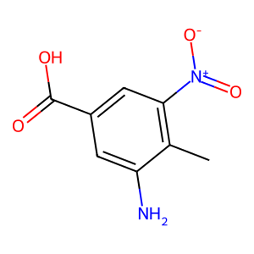 3-氨基-4-甲基-5-硝基苯甲酸,3-amino-4-methyl-5-nitrobenzoic acid