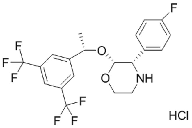 (2R,3S)-2-[(1R)-1-[3,5-雙(三氟甲基)苯基]乙氧基]-3-(4-氟苯基)-嗎啉鹽酸鹽,(2R,3S)-2-((R)-1-(3,5-Bis(trifluoromethyl)phenyl)ethoxy)-3-(4-fluorophenyl)morpholine hydrochloride