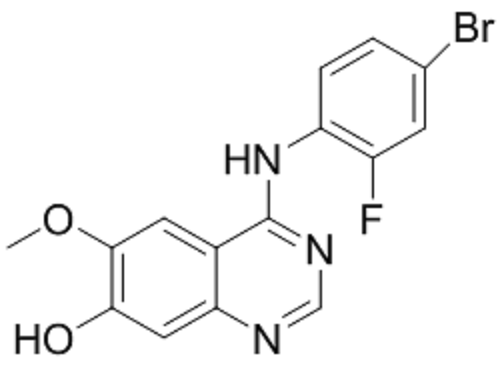 4-(4-溴-2-氟苯胺基)?-7-羥基-6-甲氧基喹唑啉,4-(4-Bromo-2-fluoroanilino)-7-hydroxy-6-methoxyquinazoline