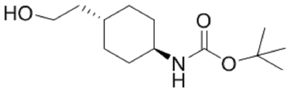 反式-1-(BOC-氨基)-4-(2-羟乙基)环己烷,CarbaMic acid, N-[trans-4-(2-hydroxyethyl)cyclohexyl]-, 1,1-diMethylethyl ester