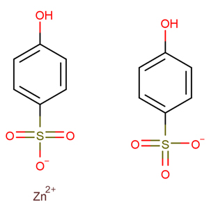 苯酚磺酸鋅,Zinc bis(4-hydroxybenzenesulfonate)