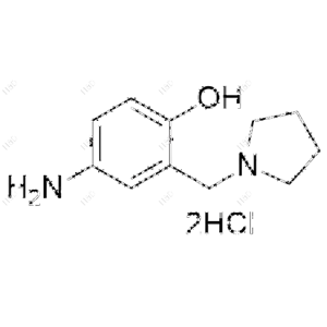 咯萘啶雜質(zhì)17（雙鹽酸鹽）,4-amino-2-(pyrrolidin-1-ylmethyl)phenol dihydrochloride