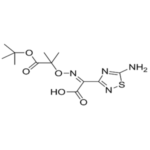 (Z)-2-[[1-(叔丁氧基羰基)-1-甲基乙氧基]亞氨基]-2-(5-氨基-[124]噻二唑-3-基)-乙酸,1,2,4-Thiadiazole-3-acetic acid, 5-amino-a-[[2-(1,1-dimethylethoxy)-1,1-dimethyl-2-oxoethoxy]imino]-, (Z)-