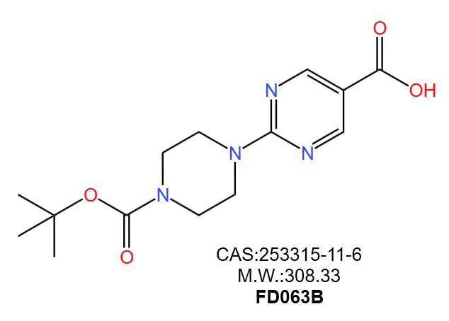 2-(4-(叔丁氧基羰基)哌嗪-1-基)嘧啶-5-羧酸,2-(4-(tert-butoxycarbonyl)piperazin-1-yl)pyrimidine-5-carboxylic acid