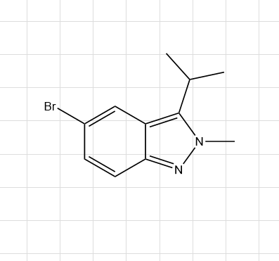 5-溴-3-異丙基-2-甲基-2H-吲唑,5-bromo-3-isopropyl-2-methyl-2H-indazole