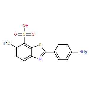 2-(4-氨基苯基)-6-甲基苯并噻唑-7-磺酸,2-(4-Aminophenyl)-6-methyl-7-benzothiazolesulfonic acid