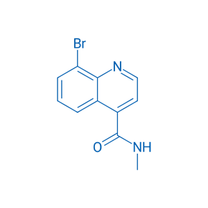 8-溴-N-甲基喹啉-4-甲酰胺,8-Bromo-N-methylquinoline-4-carboxamide