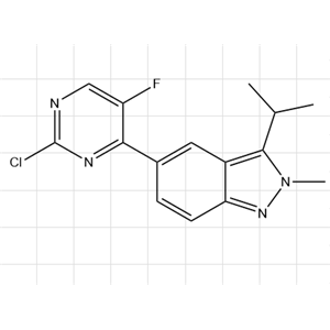 5-(2-chloro-5-fluoropyrimidin-4-yl)-3-isopropyl-2-methyl-2H-indazole