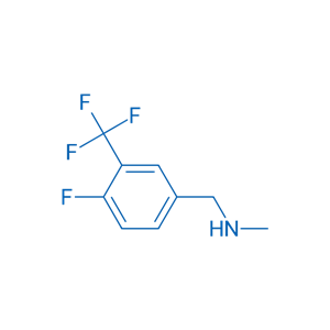 1-(4-氟-3-(三氟甲基)苯基)-N-甲基甲胺,{[4-fluoro-3-(trifluoromethyl)phenyl]methyl}(methyl)amine