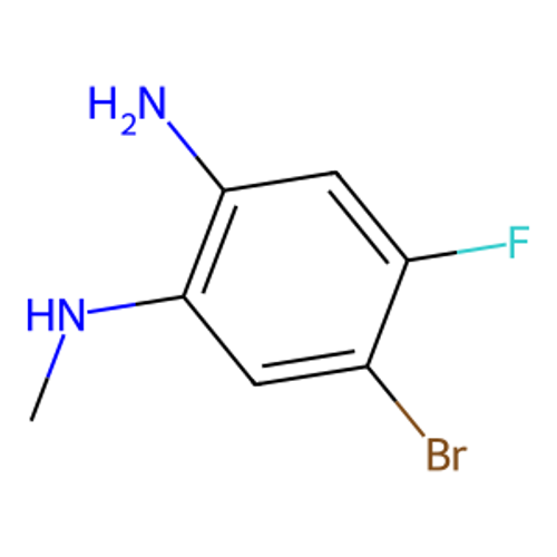 5-溴-4-氟-N1-甲基苯-1,2-二胺,5-bromo-4-fluoro-N1-methylbenzene-1,2-diamine