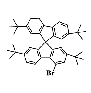 4-溴-2,2',7,7'-四（1,1-二甲基乙基）-9,9'-螺二[9H-芴],4-Bromo-2,2′,7,7′-tetrakis(1,1-dimethylethyl)-9,9′-spirobi[9H-fluorene]