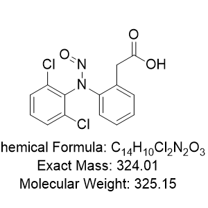 N-亞硝基雙氯芬酸,N-nitrosoclofenac acid