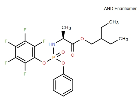 2-乙基丁基 ((S)-(五氟苯氧基)(苯氧基)磷酰基)-L-丙氨酸酯,2-ethylbutyl ((S)-(perfluorophenoxy)(phenoxy)phosphoryl)-L-alaninate