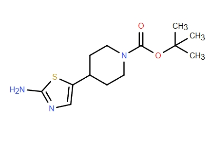 4-(2-氨基噻唑-5-基)哌啶-1-甲酸叔丁酯,tert-butyl 4-(2-aminothiazol-5-yl)piperidine-1-carboxylate