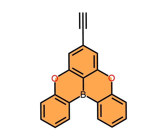 7-ethynyl-5,9-dioxa-13b-boranaphtho[3,2,1-de]anthracene,7-ethynyl-5,9-dioxa-13b-boranaphtho[3,2,1-de]anthracene