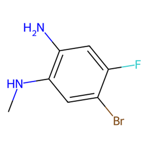 5-溴-4-氟-N1-甲基苯-1,2-二胺,5-bromo-4-fluoro-N1-methylbenzene-1,2-diamine