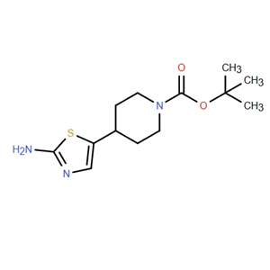 4-(2-氨基噻唑-5-基)哌啶-1-甲酸叔丁酯,tert-butyl 4-(2-aminothiazol-5-yl)piperidine-1-carboxylate