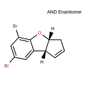 (3AS,8BS)-5,7-二溴 -3A,8B-二氫-3H-環(huán)戊并[B]苯并呋喃,3H-Cyclopenta[b]benzofuran, 5,7-dibromo-3a,8b-dihydro-, (3aR,8bR)-rel-