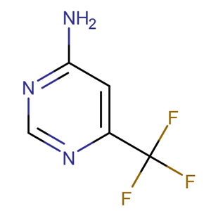 4-氨基-6-三氟甲基嘧啶  672-41-3  6-Trifluoromethyl pyrimidin-4-ylamine