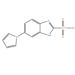 艾普拉唑雜質33,1H-Benzimidazole-2-sulfonic acid, 6-(1H-pyrrol-1-yl)-