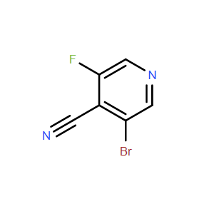 3-溴-5-氟異煙腈,3-Bromo-5-fluoroisonicotinonitrile