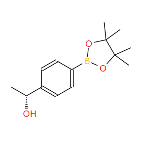 (R)-1-(4-(4,4,5,5-四甲基-1,3,2-二氧雜硼烷-2-基)苯基)乙烷-1-醇,(R)-1-(4-(4,4,5,5-Tetramethyl-1,3,2-dioxaborolan-2-yl)phenyl)ethan-1-ol