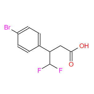 Benzenepropanoic acid, 4-bromo-β-(difluoromethyl)-,Benzenepropanoic acid, 4-bromo-β-(difluoromethyl)-