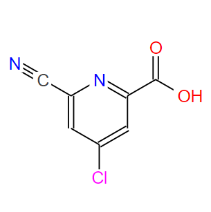 4-氯-6-氰基皮考啉酸,4-Chloro-6-cyanopicolinic acid