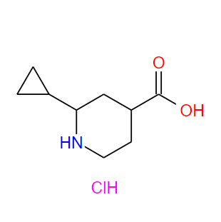 4-Piperidinecarboxylic acid, 2-cyclopropyl-, hydrochloride,4-Piperidinecarboxylic acid, 2-cyclopropyl-, hydrochloride