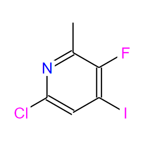 6-氯-3-氟-4-碘-2-甲基吡啶,Pyridine, 6-chloro-3-fluoro-4-iodo-2-methyl-