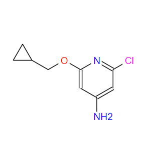 2-氯-6-(環(huán)丙基甲氧基)吡啶-4-胺,2-chloro-6-(cyclopropylmethoxy)pyridin-4-amine