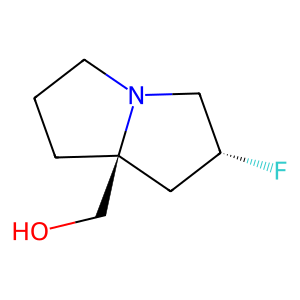 (2R,8S)-2-氟-1,2,3,5,6,7-六氫吡咯嗪-7-基]甲醇(蝴蝶醇),((2R,7aS)-2-Fluorotetrahydro-1H-pyrrolizin-7a(5H)-yl)methanol