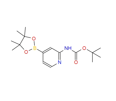 2-(叔丁氧基羰基氨基)吡啶-4-硼酸頻那醇酯,ert-Butyl[4-(4,4,5,5-tetramethyl-1,3,2-dioxaborolan-2-yl)pyridin -2-yl]carbamate