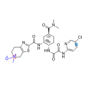 依度沙班雜質(zhì) N,2-(((1R,2S,5S)-2-(2-((5-chloropyridin-2-yl)amino)-2-oxoacetamido)-5-(dimethylcarbamoyl)cyclohexyl)carbamoyl)-5-methyl-4,5,6,7-tetrahydrothiazolo[5,4-c]pyridine 5-oxide