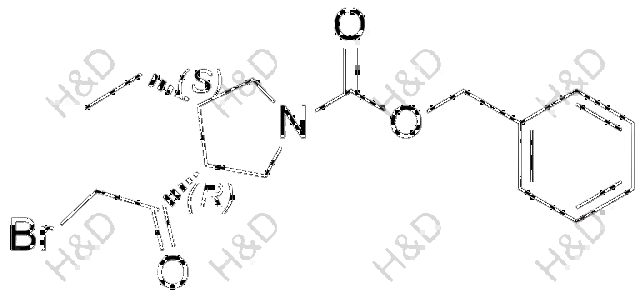 烏帕替尼雜質(zhì)144,(3R,4S)-benzyl 3-(2-bromoacetyl)-4-ethylpyrrolidine-1-carboxylate