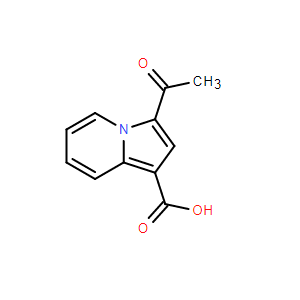 3-乙?；胚徉?1-羧酸,3-Acetylindolizine-1-carboxylic acid