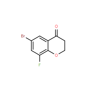 6-溴-8-氟苯并二氫吡喃-4-酮,6-Bromo-8-fluorochroman-4-one