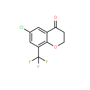 6-氯-8-(三氟甲基)苯并二氫吡喃-4-酮,6-Chloro-8-(trifluoromethyl)chroman-4-one