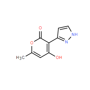 4-羥基-6-甲基-3-(1H-吡唑-3-基)-2H-吡喃-2-酮,4-Hydroxy-6-methyl-3-(1H-pyrazol-3-yl)-2H-pyran-2-one