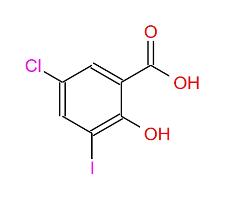 5-氯-2-羥基-3-碘苯甲酸,5-chloro-2-hydroxy-3-iodobenzoic acid