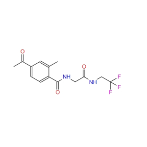 4-乙酰基-2-甲基-N-(2-氧代-2-((2,2,2-三氟乙基)氨基)乙基)苯甲酰胺