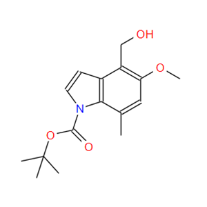 4-(羥甲基)-5-甲氧基-7-甲基-1H-吲哚-1-甲酸叔丁酯